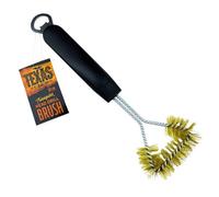 Texas Club Grill Grate Cleaning Brush 30 Cm With Drink Opener - Keep Your Grill Spotless.