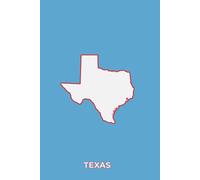 TEXAS - COLUMBIA BLUE (Lone Star Edition) - Premium Lined Notebook | 6" × 9" | Soft Cover | 120+ Pages: A High-Quality Writing Notebook Featuring the Iconic Texas Silhouette