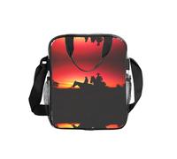 Texas Cowboy Print Clear Pvc Waterproof Tote Transparent See Through Lunch Handbag,Travel Toiletry Bag,Women Men Work Shopping