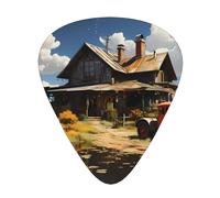 Texas Farm Tractor Wear-resistant guitar picks for guitar, bass, electric guitar, ukulele, thin, medium, heavy, 12-piece guitar picks