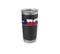 Texas Flag BBQ Grilling Pitmaster Stainless Steel Insulated Tumbler