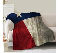 Texas Flag Blanket Gifts for Men Dad Boys Women Birthday Christmas Valentine Present Texas State Flag Theme Decor Bedroom Living Room Couch Sofa Kids Adults Teen Soft Cozy Plush Flannel Throws 60"x50"