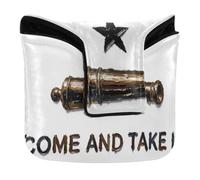 Texas Flag Come and Take It Golf Putter Covers Mallet Magnetic | Golf Putter Headcover,for Mallets and Square,PU Leather