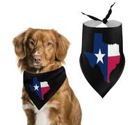 Texas Flag Map Dog Bandana Washable Triangle Bibs