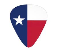 Texas Flag Print Guitar Picks 12pcs for Electric Guitar Ukulele Accessories for Girls