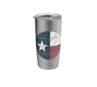 Texas Flag Retro Vintage Sunset Texas State Texan Pride Stainless Steel Insulated Tumbler