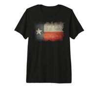 Texas Flag with Grungy Look Premium T-Shirt