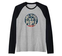 Texas for James Talarico for Senate Democrat Vintage Raglan Baseball Tee