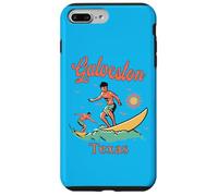 Texas Galveston TX Surfer Surfing Fishing Pier Boardwalk Case for iPhone 7 Plus/8 Plus
