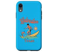 Texas Galveston TX Surfer Surfing Fishing Pier Boardwalk Case for iPhone XR