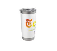 Texas Gothic Design Lgbtqai+ Rainbow Version Stainless Steel Insulated Tumbler
