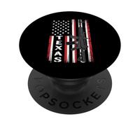 Texas Gun USA Flag Rifle - 2A Patriot Gun Pride USA PopSockets Adhesive PopGrip