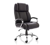 texas hd leather executive office chair in black