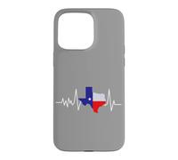 Texas Heartbeat Flag Case for iPhone 15 Pro Max