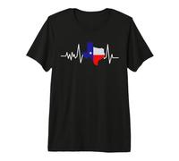 Texas Heartbeat Flag Premium T-Shirt