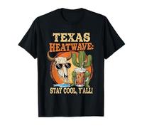 Texas Heatwave Stay Cool Y'all Cactus Funny Texas T-Shirt