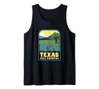 Texas Hill Country Retro Bluebonnets Tank Top