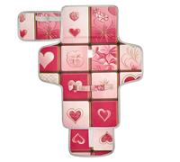 Texas Hold'em Red Gold Valentines Reusable Changing Table Pads with Tissue Pocket Travel Changing pad for Baby with Built-in Pillow cambiador de pa?ales para Bebes