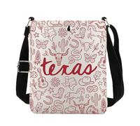 Texas Holiday Crossbody Bag Moving Away Texas Merch Proud Texan Gift Texas Country Gift (Texas CB EU)