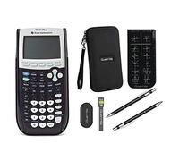 Texas Instruments TI-84 Plus Graphing Calculator + Guerrilla Zipper Case + Essential Graphing Calculator Accessory Kit (Black)