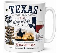 Texas It is Not Just A Place It is A Way of Life Forever Texan Ceramic Cup Gift Mug