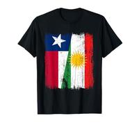 Texas Kurdistan Half Flag Texan Kurdish Jersey T-Shirt
