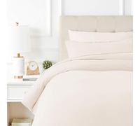 TEXAS LINEN CO. 100% Egyptian Cotton Duvet Cover Queen Size, 600 Thread Count 3 PC Duvet Set, Extra Long Staple Egyptian Cotton Quilt Cover, Soft, Breathable with Hidden Zipper Closure - Ivory