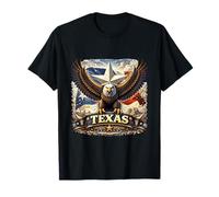 Texas Lone Star Eagle State Pride Art T-Shirt