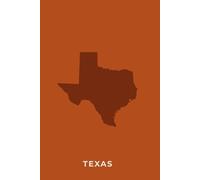 TEXAS (Lone Star Edition) - Premium Lined Notebook | 6" × 9" | Soft Cover | 120+ Pages: A High-Quality Writing Notebook Featuring the Iconic Texas Silhouette