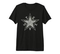Texas Lone Star State Flag in Grungy Style Premium T-Shirt