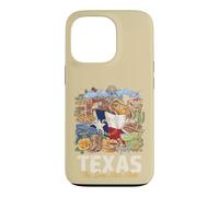 Texas Lone Star State Pride Symbols Collage Art Case for iPhone 13 Pro