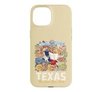 Texas Lone Star State Pride Symbols Collage Art Case for iPhone 15