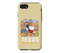 Texas Lone Star State Pride Symbols Collage Art Case for iPhone SE (2020) / 7/8