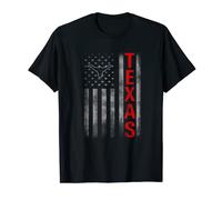 Texas Longhorn American Flag Texas State Pride Hometown Love T-Shirt