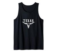 Texas Longhorn Cattle Design for Proud Texans Tank Top