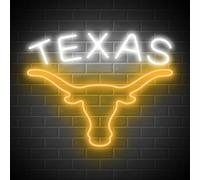 TEXAS Longhorn Neon Sign for Wall Decor -Adjustable Brightness LED Bull Neon Light Signs, Cow Neon Signs - USB Powered Hanging Neon Sign for Game Room, Man Cave, Bar