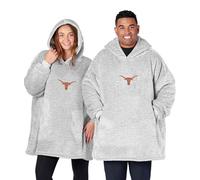Texas Longhorns NCAA Logo Hoodler Oversized Sherpa Sweatshirt - Cozy Fleece Hoodie with Front Pocket & Team Logo, One Size Fits Most Pullover