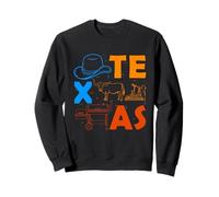 Texas Lover Men BBQ Texas Souvenir Cowboy Texas Sweatshirt