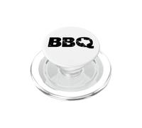 Texas Map Barbecue Texas BBQ PopSockets PopGrip for MagSafe