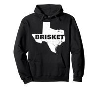 Texas Map BBQ Texas Brisket Pullover Hoodie