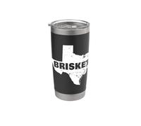 Texas Map BBQ Texas Brisket Stainless Steel Insulated Tumbler