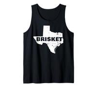 Texas Map BBQ Texas Brisket Tank Top