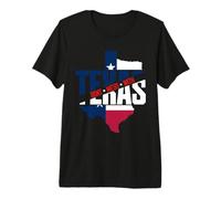 Texas Map | Patriotic Texan | Don't Mess with The Texas Premium T-Shirt