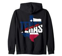 Texas Map | Patriotic Texan | Don't Mess With The Texas Zip Hoodie