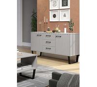 Texas Medium 2 Doors 3 Drawers Sideboard Black
