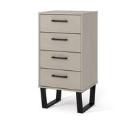 Core Products Texas 4 Drawer Narrow Chest Grey, Grey