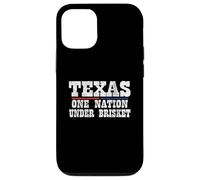 Texas One Nation Under Brisket BBQ - Funny Texas BBQ Case for iPhone 12/12 Pro
