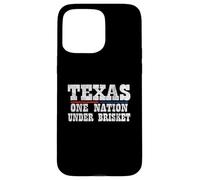 Texas One Nation Under Brisket BBQ - Funny Texas BBQ Case for iPhone 15 Pro Max