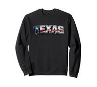 Texas Patriotic Flag Design State Pride Artwork Sweatshirt