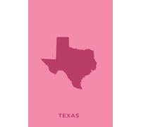 TEXAS - PINK (Lone Star Edition) - Premium Lined Notebook | 6" × 9" | Soft Cover | 120+ Pages: A High-Quality Writing Notebook Featuring the Iconic Texas Silhouette